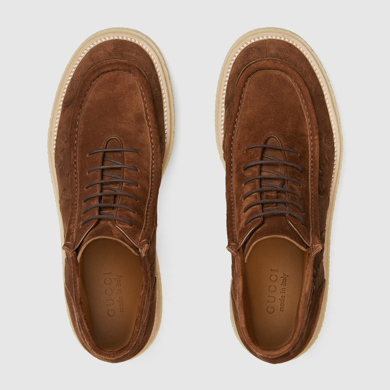 GUCCI Men's lace-up ankle boot outlook