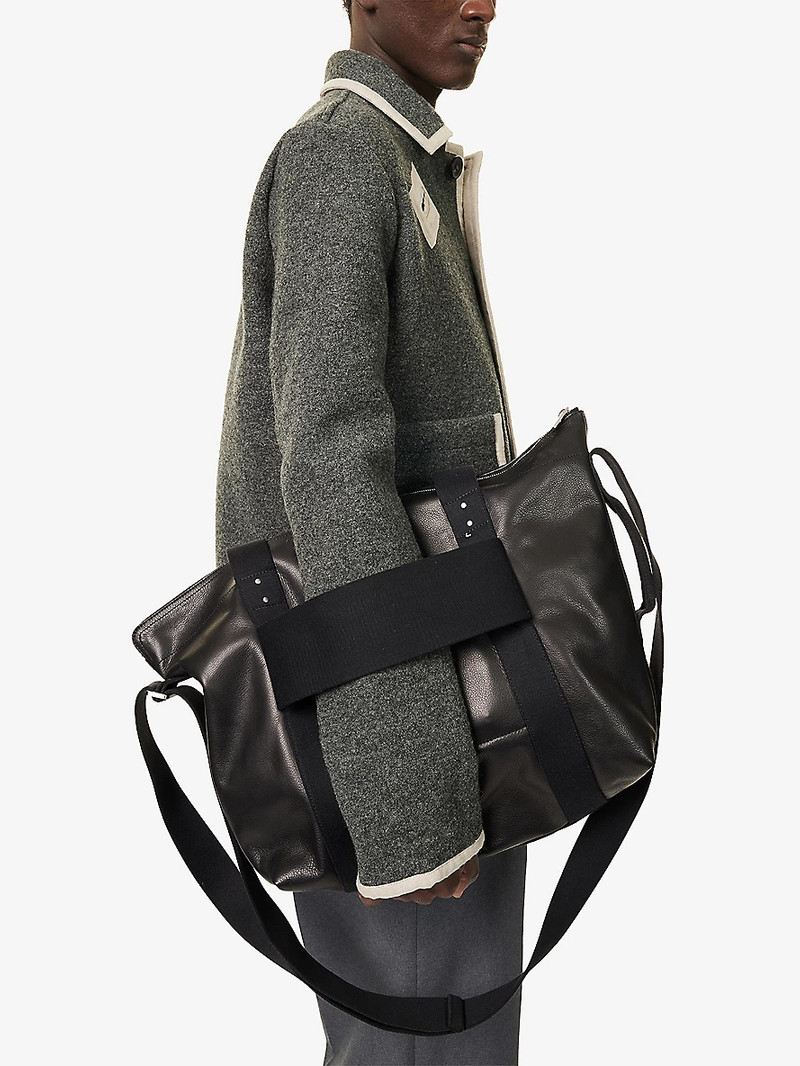 Rick Owens Trolley Leather Tote Bag outlook