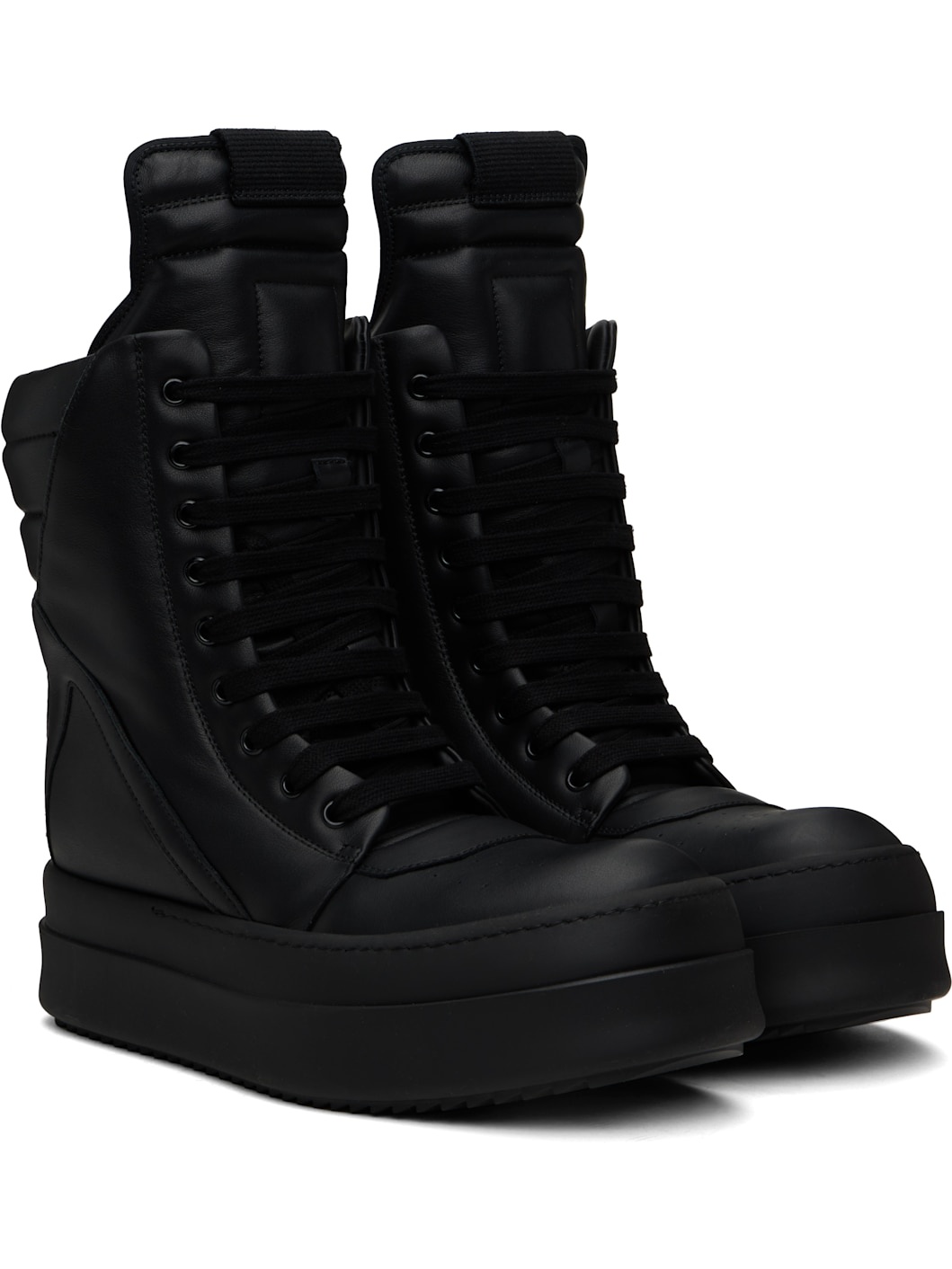 Black Hollywood Mega Geobasket Sneakers - 4