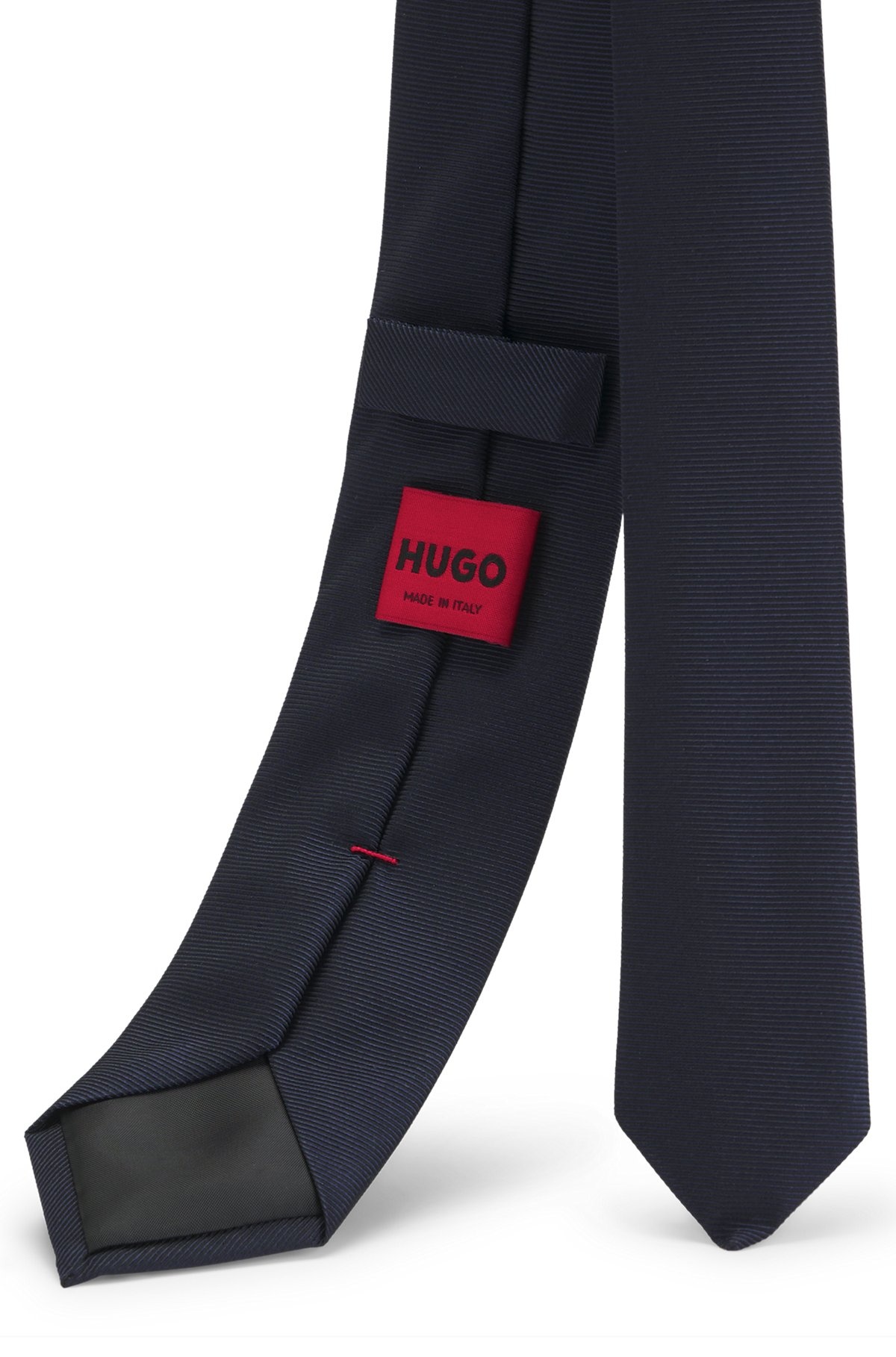 SILK-BLEND TIE WITH JACQUARD WEAVE - 5