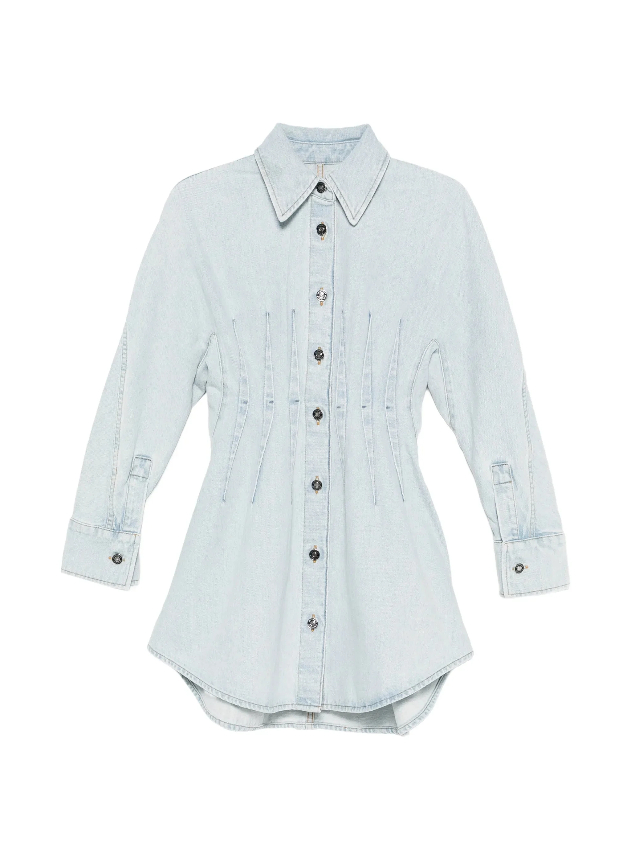 Givenchy Buttoned Midi Denim Dress - 1