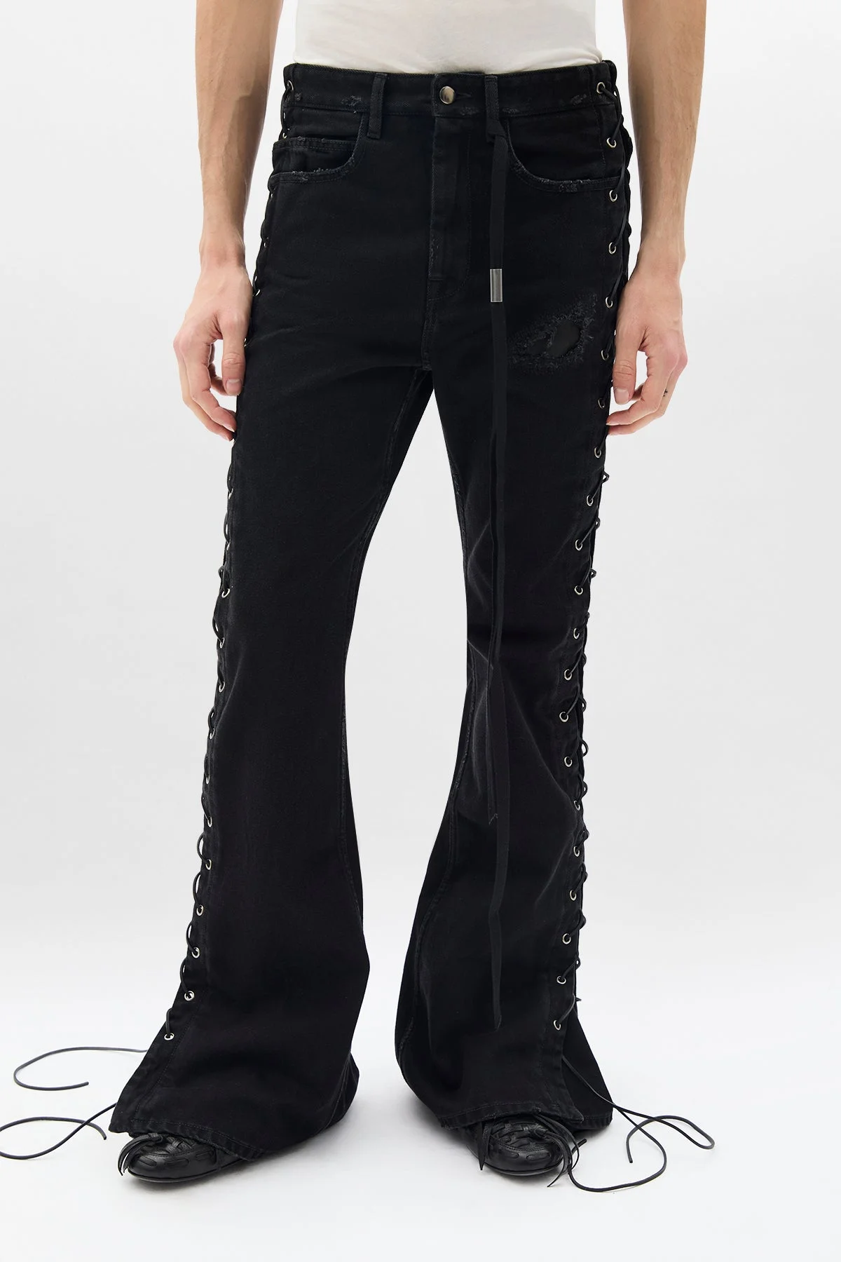 Tarik 5 Pockets Slim Fit Bootcut Trousers - 1