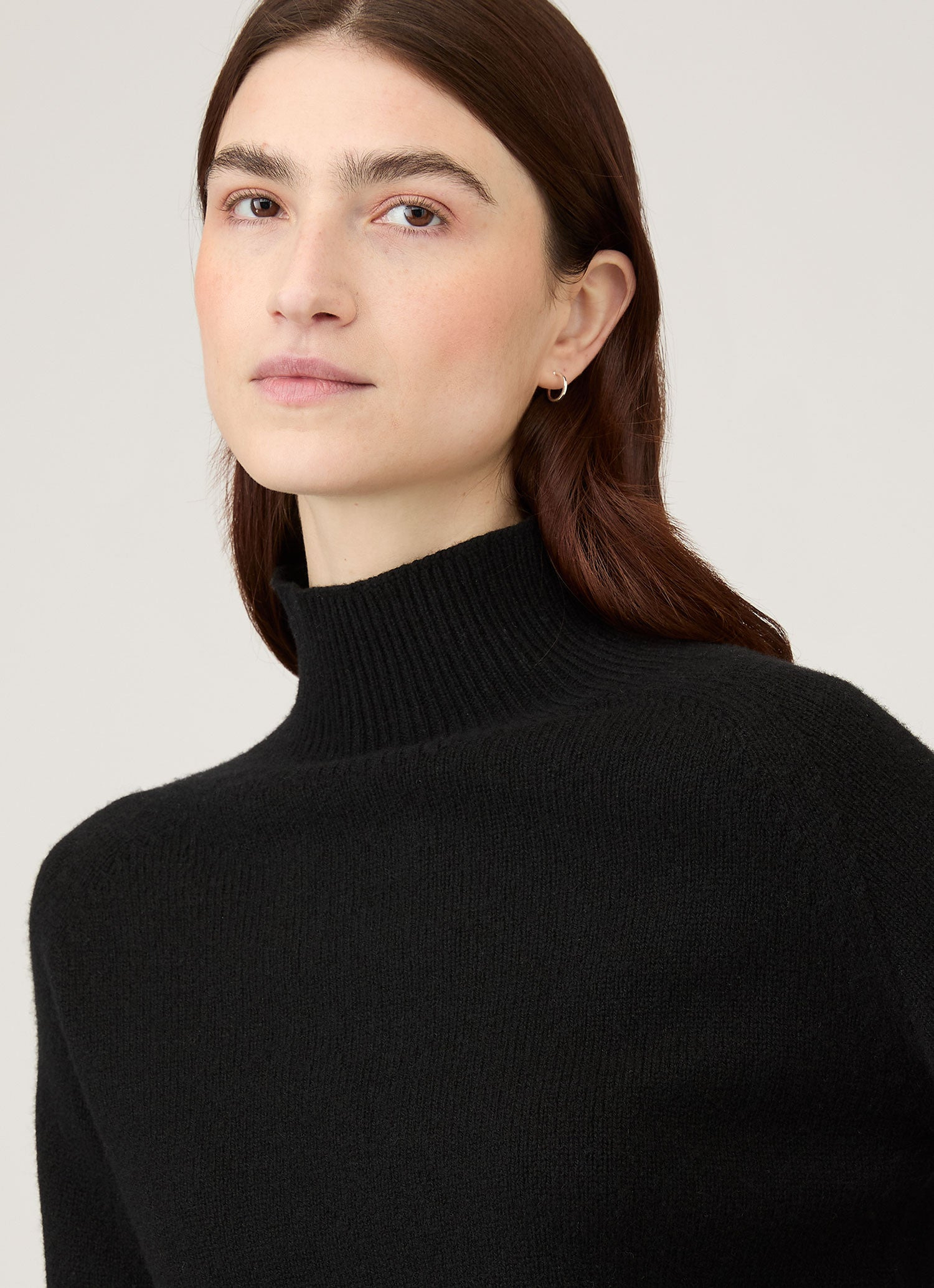 Lambswool Funnel neck jumper - 4