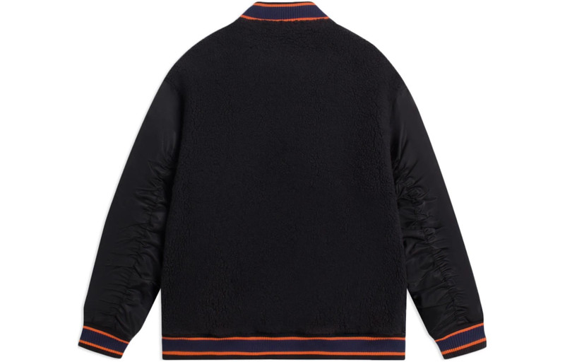 Li-Ning Li-Ning BadFive Graphic Baseball Jacket 'Black' AFDSA73-2 outlook