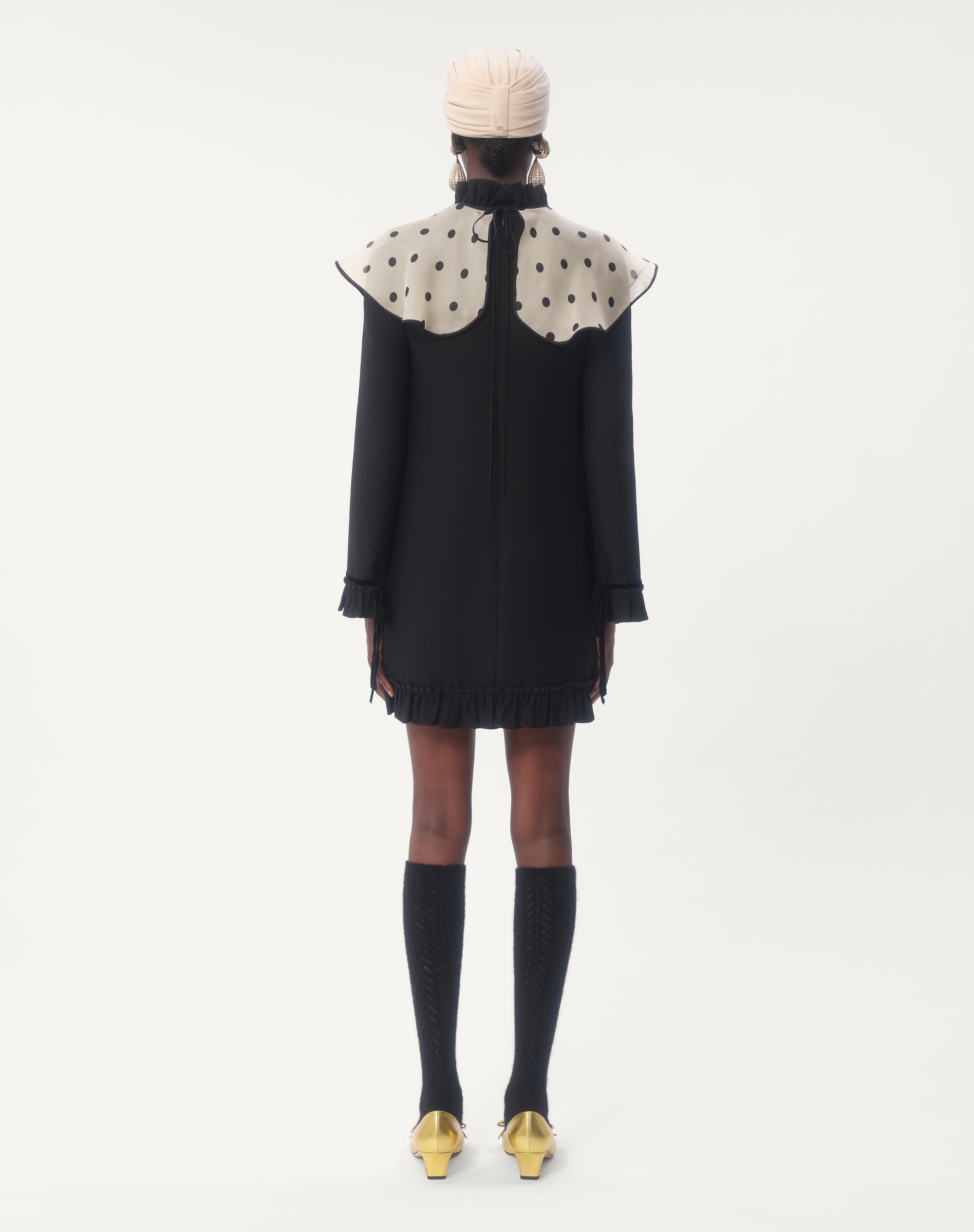 CREPE COUTURE SHORT DRESS - 9