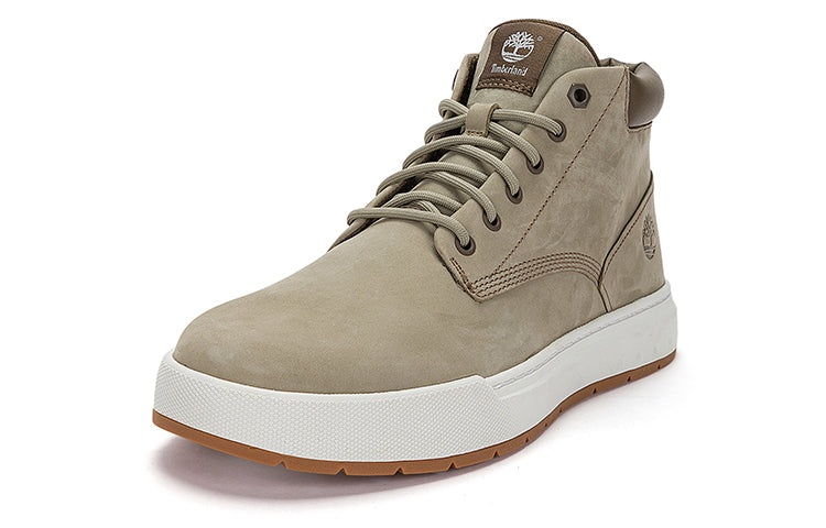 Timberland Maple Grove Leather Chukka Boots 'Light Taupe Nubuck' A674NW - 3