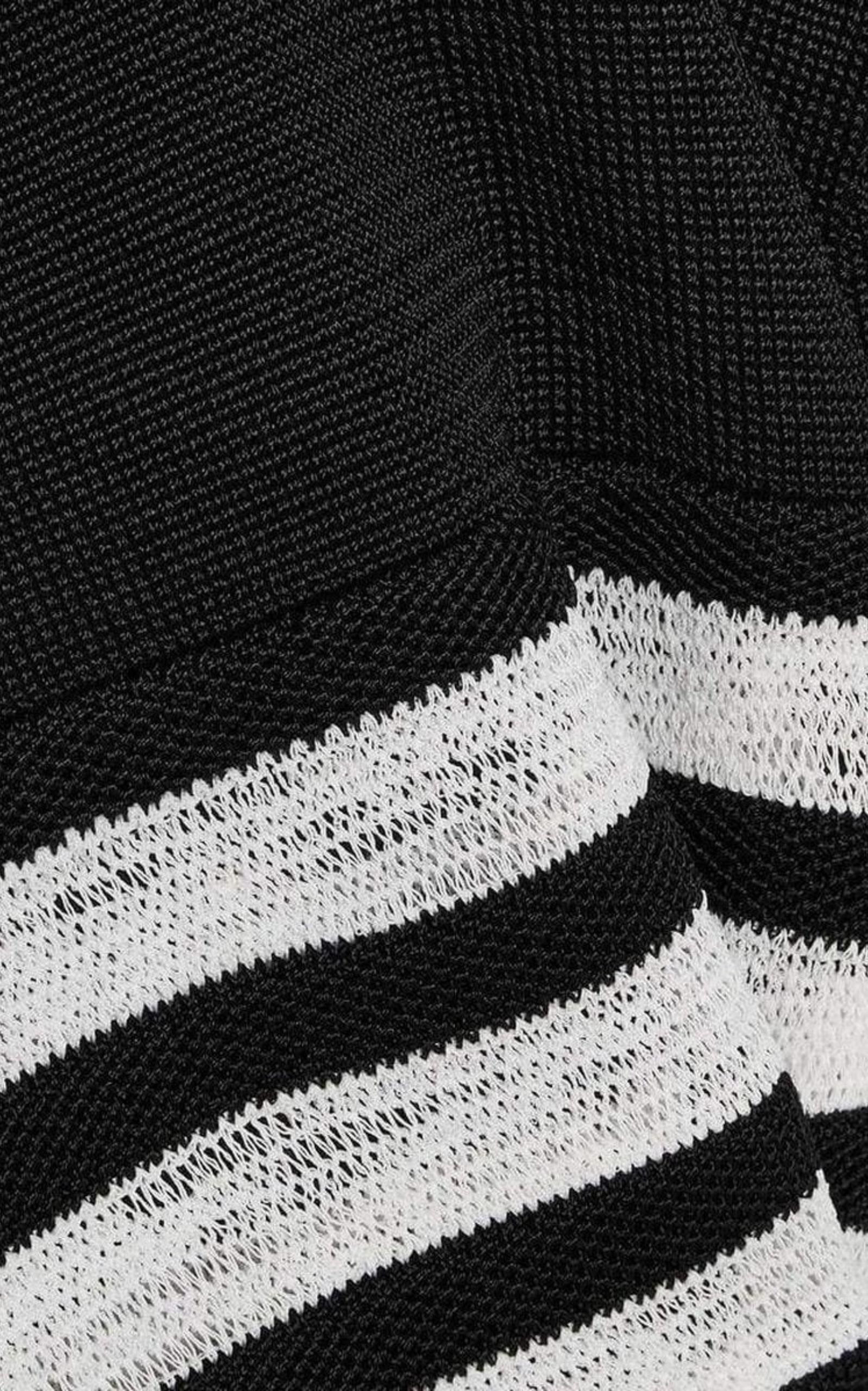 Crew Neck Stripe Long Sleeve Jumper - 6