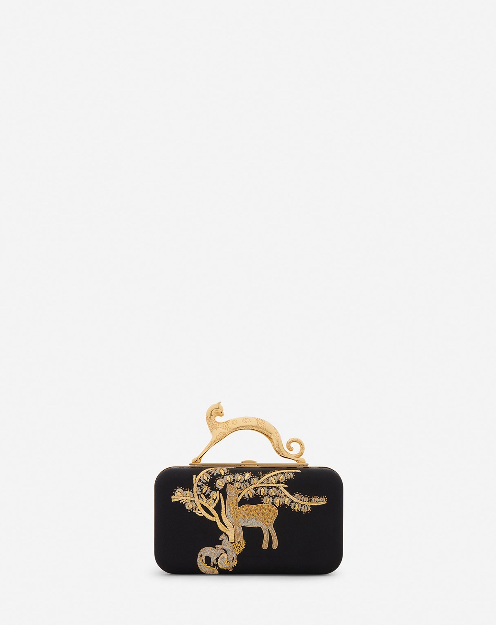 EMBROIDERED SATIN MINAUDIÈRE - 1