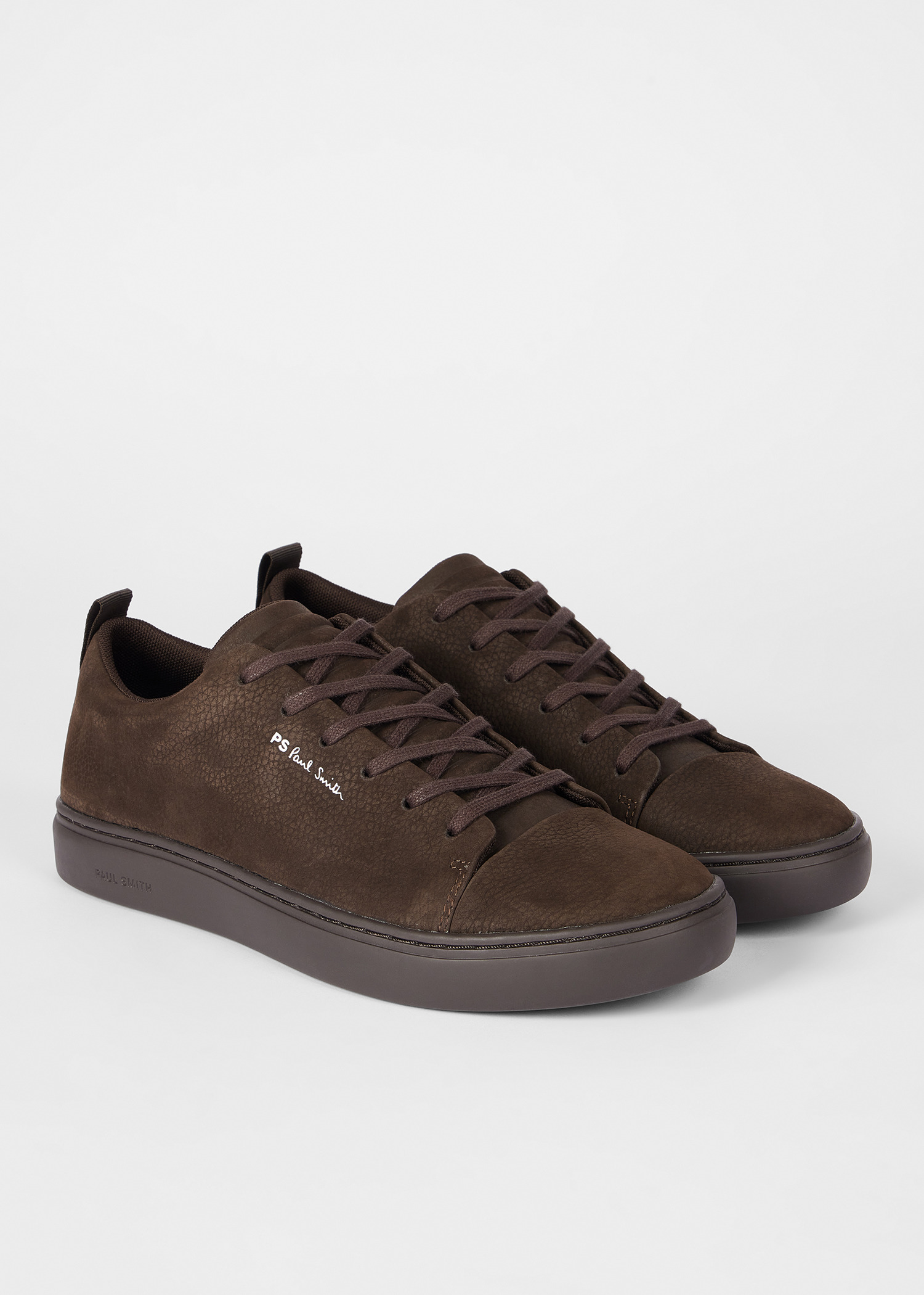 Chocolate Brown Nubuck 'Lee' Trainers - 3
