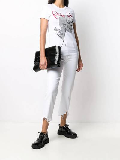 PHILIPP PLEIN Love Plein rhinestone skull T-Shirt outlook