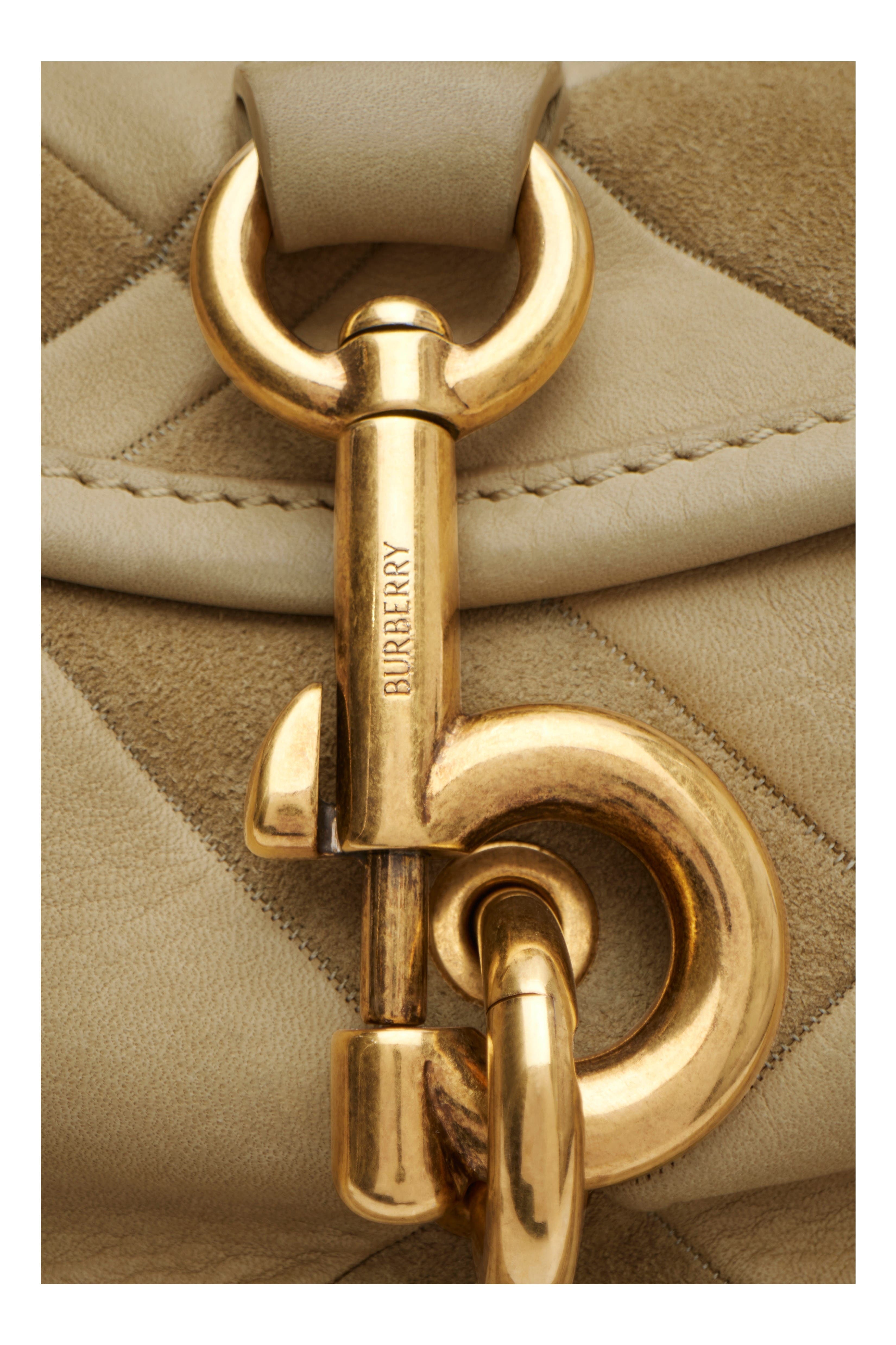 burberry Medium B Clip Messenger Bag in Sandstorm at Nordstrom - 6