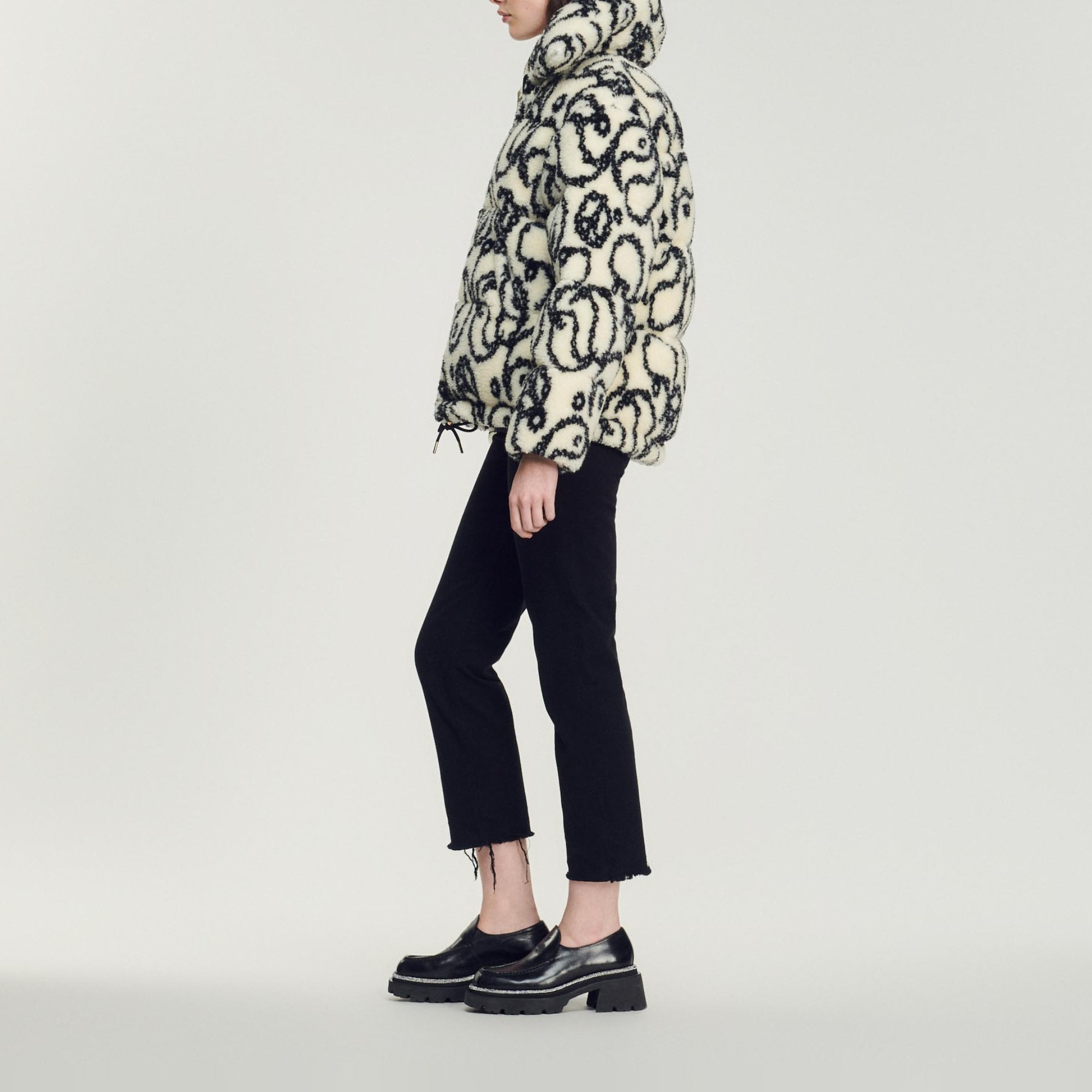 Oversized padded faux fur jacket - 7