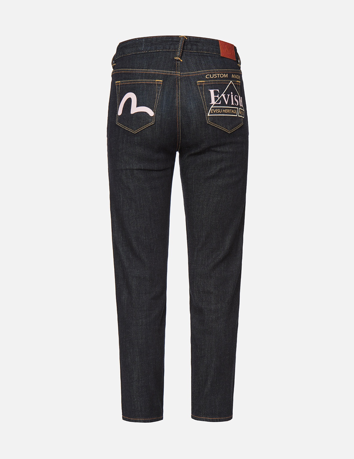 SEAGULL AND LOGO PRINT SLIM FIT JEANS - 2