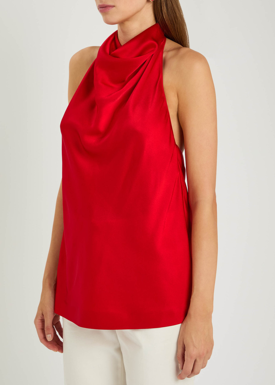 Stella Mccartney Draped Satin top - 2