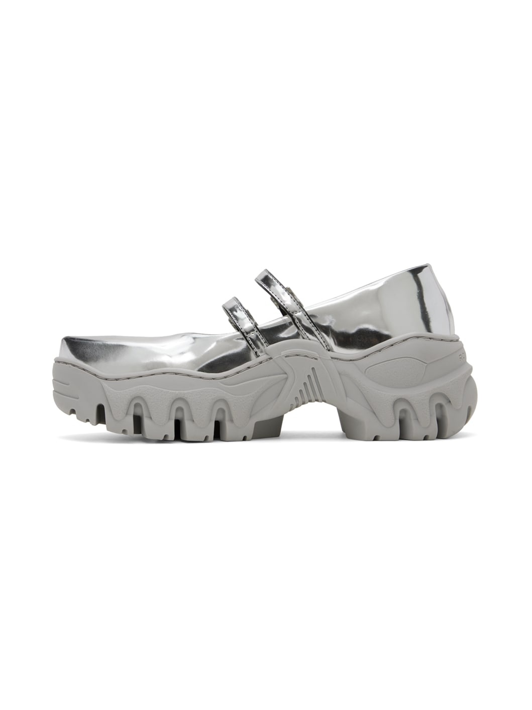 SSENSE Exclusive Silver Boccaccio II MJ Ballerina Flats - 3