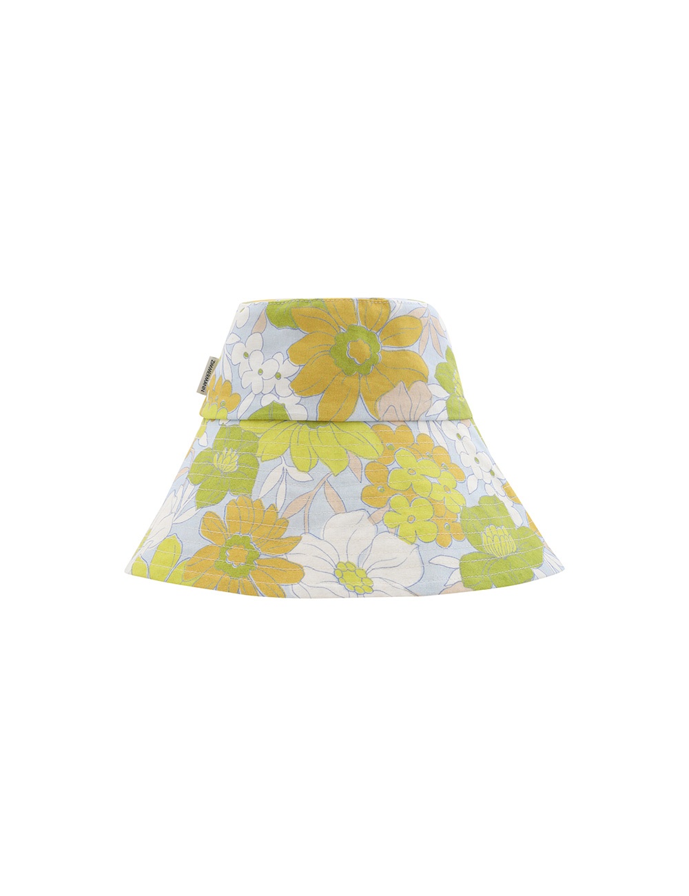 PRINTED LONG BRIM BUCKET HAT - 3