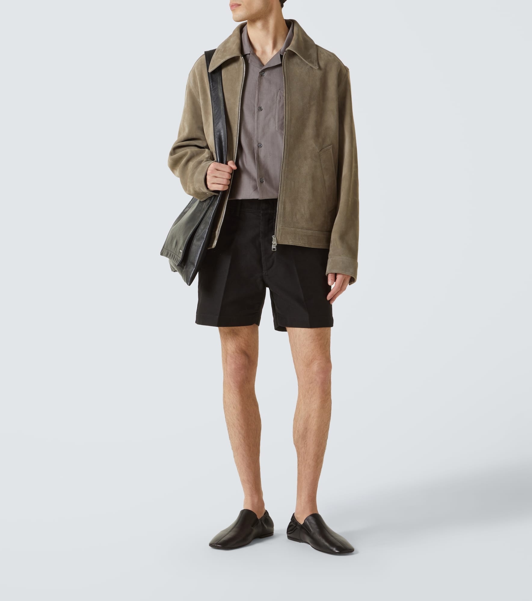 Cotton gabardine shirt - 2