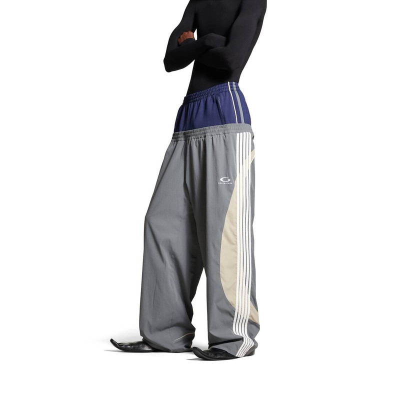 Men's Cut-up Tracksuit Pants in Dark Grey 5