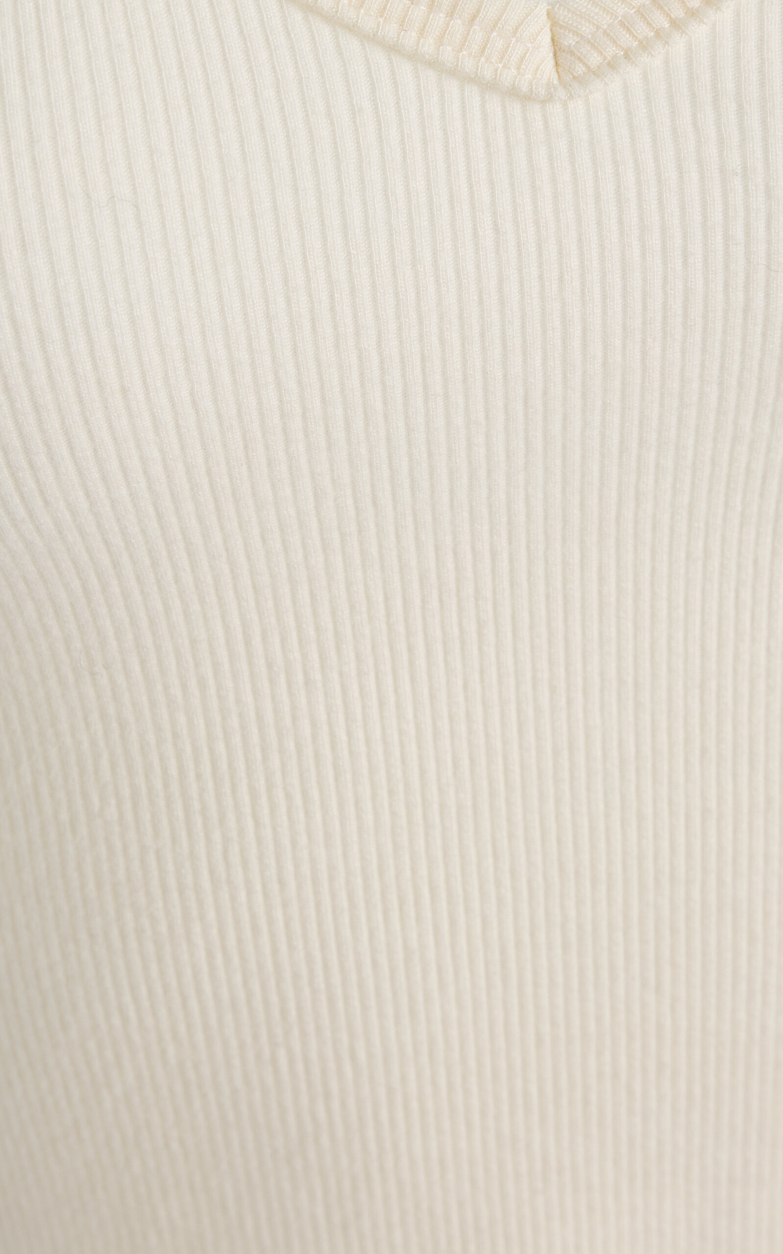 Cotton-Blend Halter Top ivory - 5