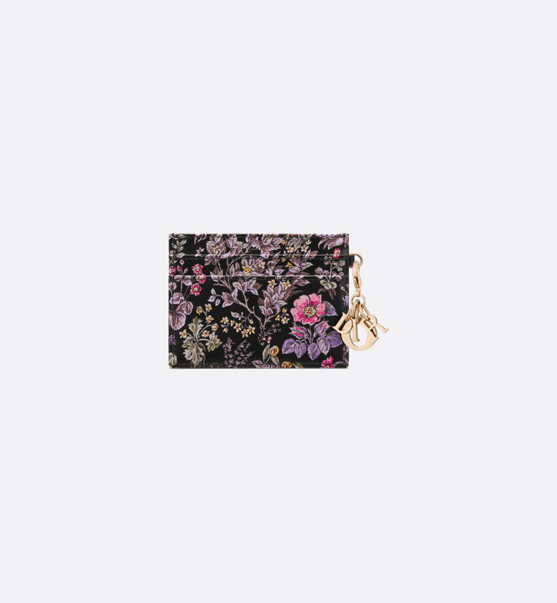 Dior Lady Dior Freesia Card Holder outlook