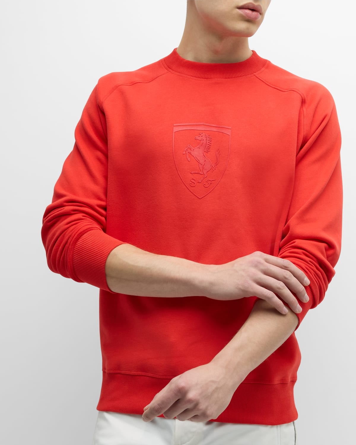 x Ferrari Men's Race Shield Crew Sweatshirt - 6