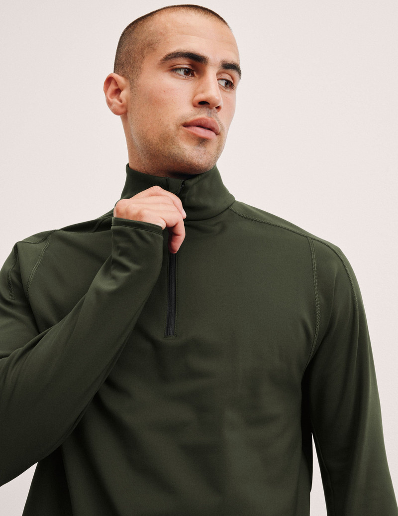 BEYOND YOGA Pacer Fleece-Backed Men's Quarter Zip Pullover outlook
