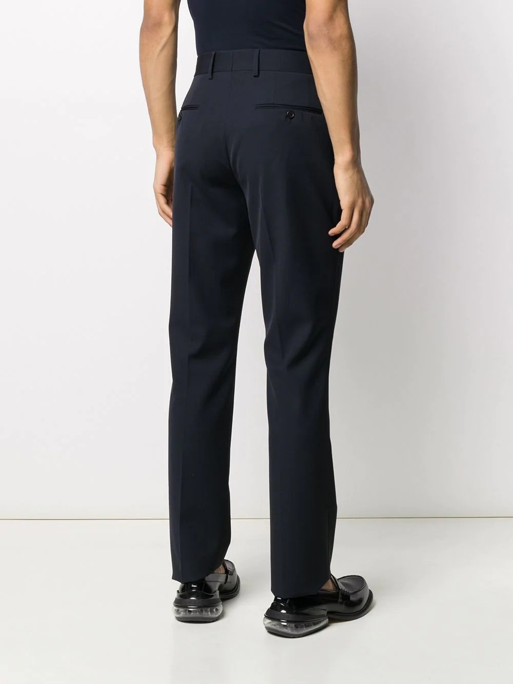 slim-fit tailored trousers  - 4