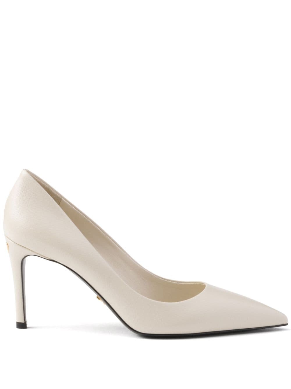 85mm Saffiano leather pumps - 1