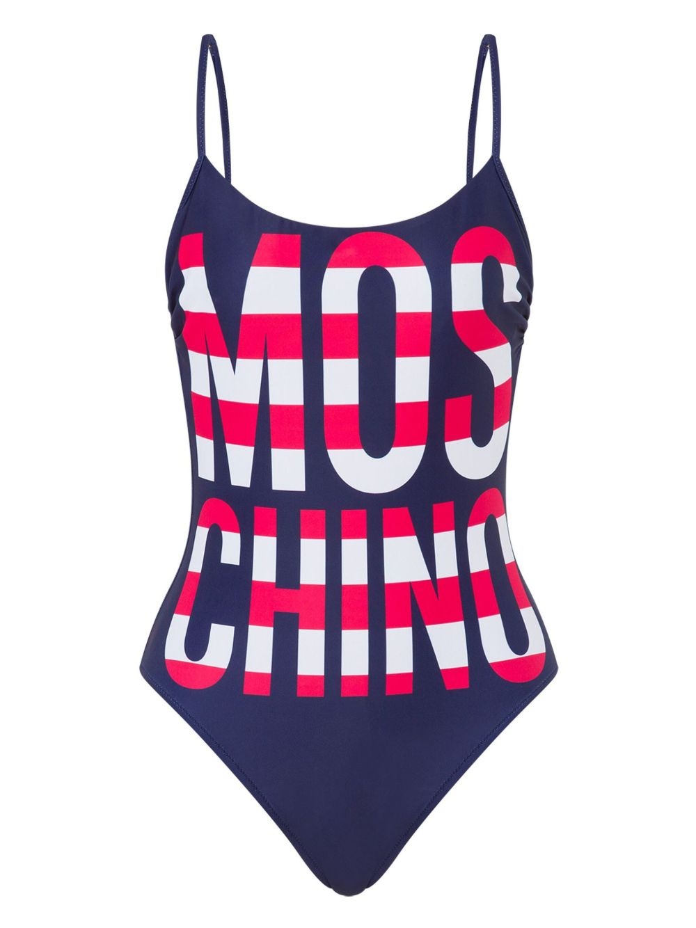 logo-print swimsuit - 1