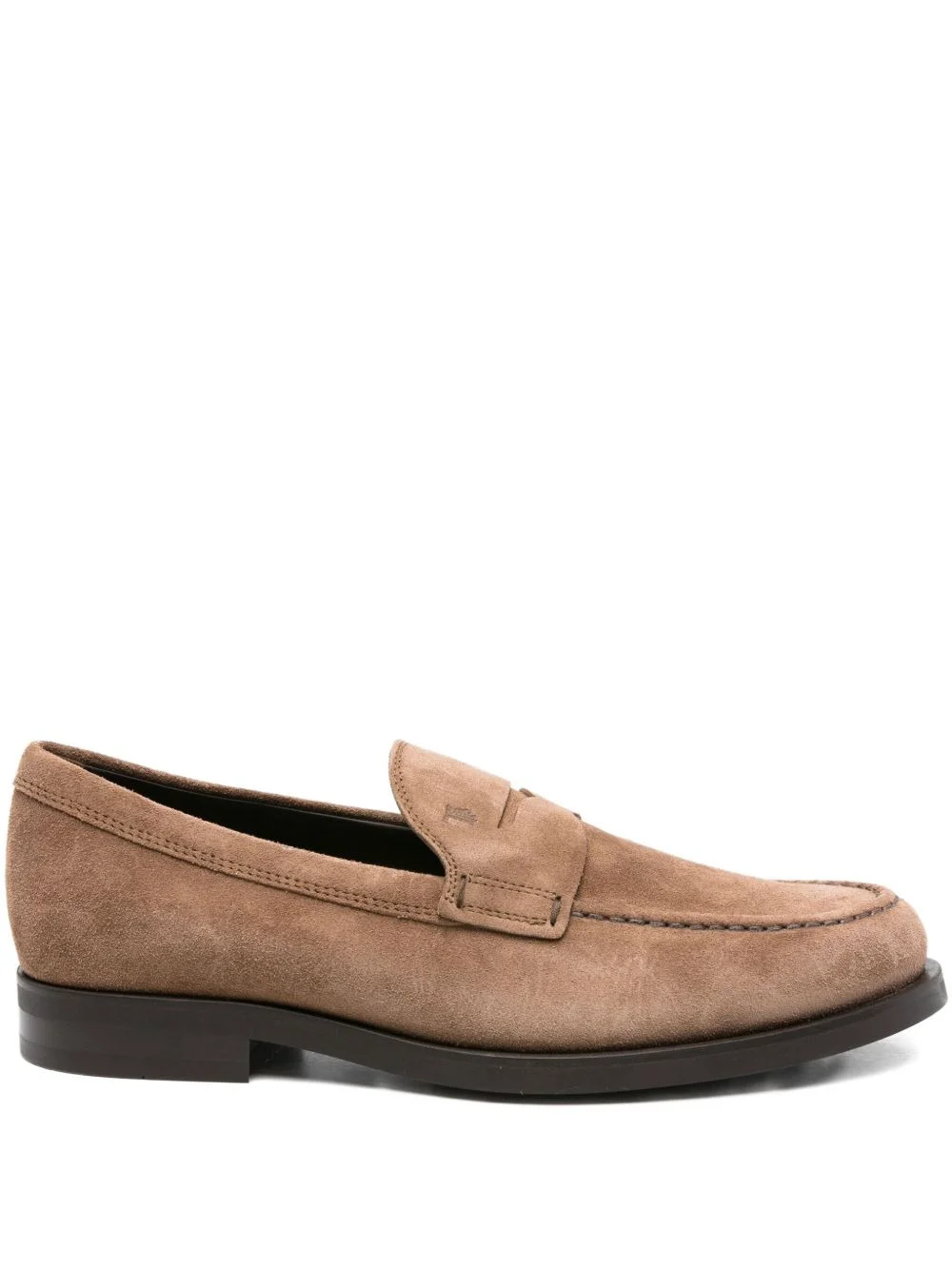 suede penny loafers - 1