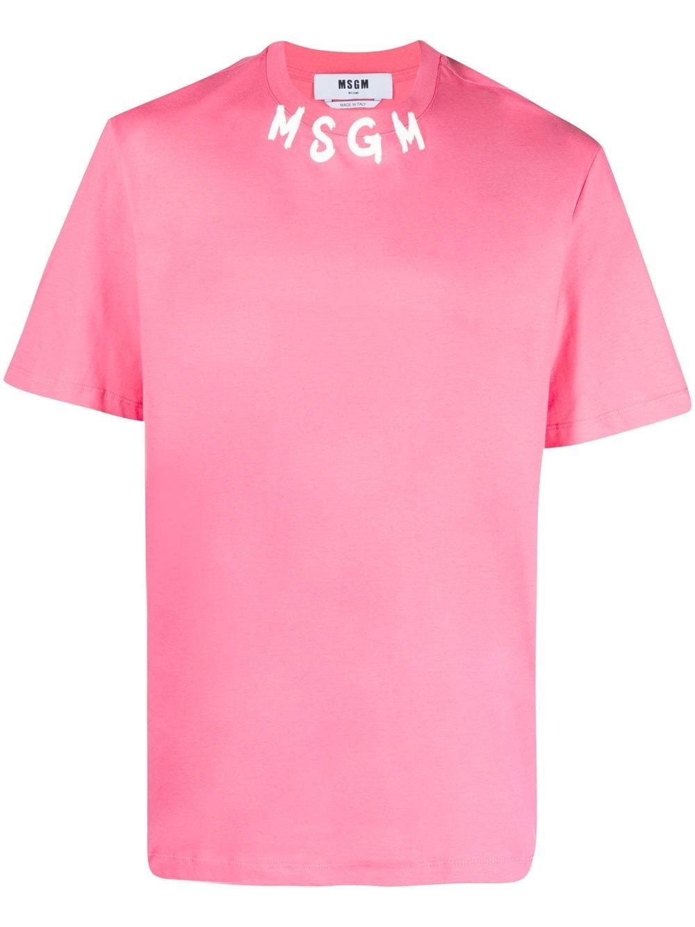 logo-print cotton T-shirt - 1