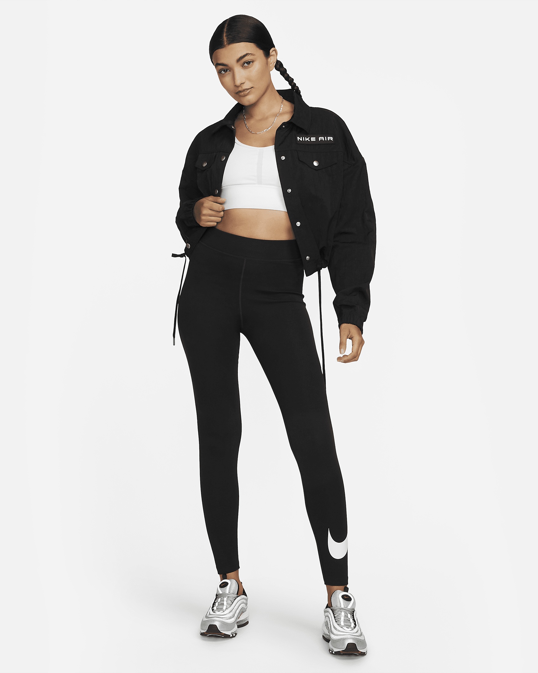 Nike Sportswear Classics Women's High-Waisted Graphic Leggings - 4