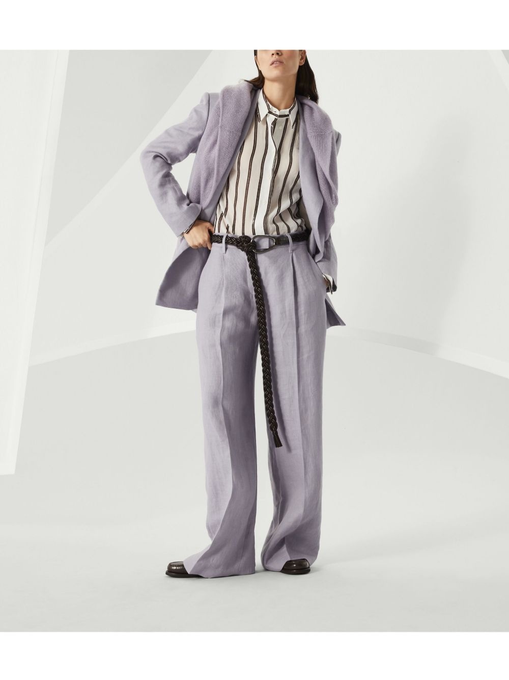 gabardine blazer - 2