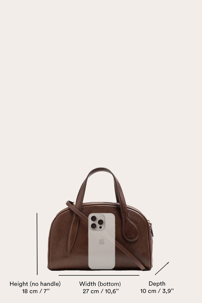 BOWLING MINI BAG BLACK SUEDE - 5