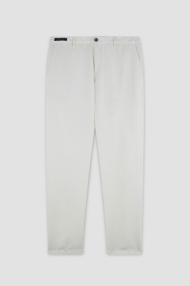 CHINO PANTS IN LINEN AND COTTON 1
