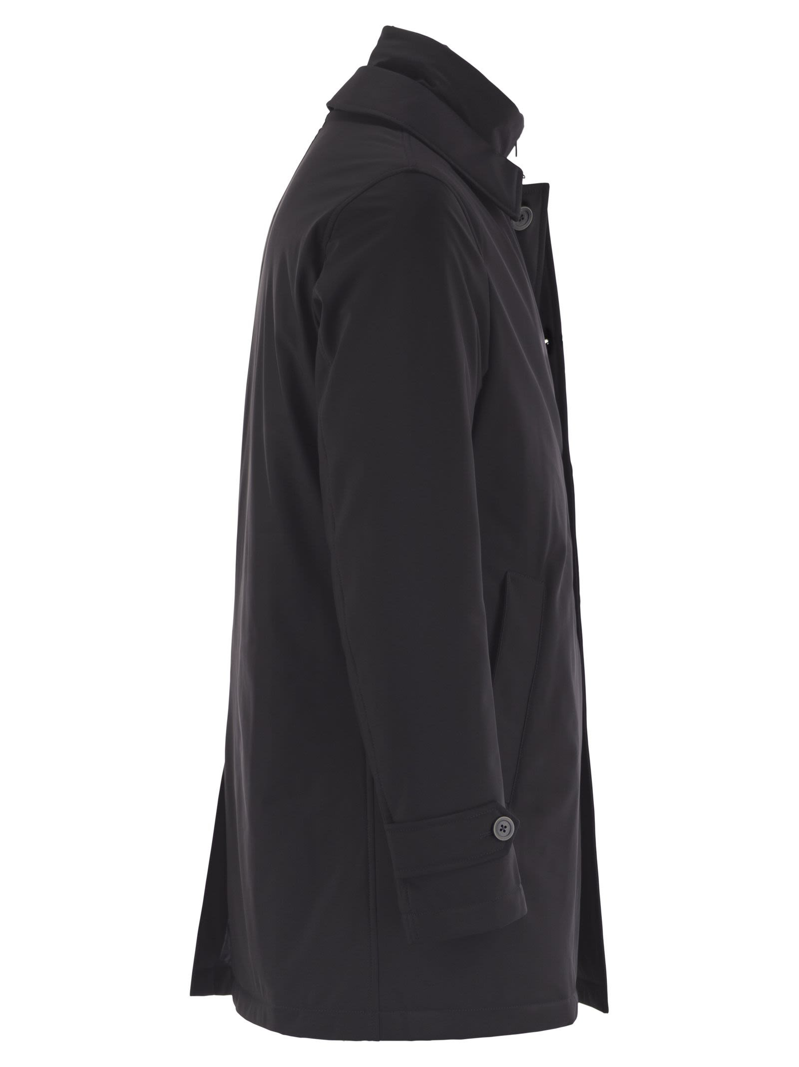 Herno Men Long Down Jacket With Buttons - 3