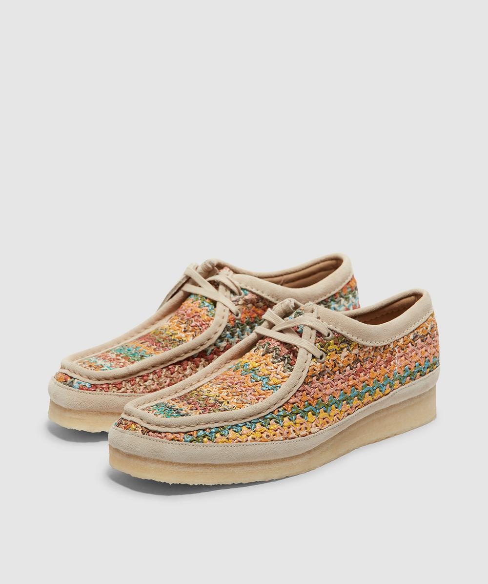 Wallabee multi raffia shoe - 2
