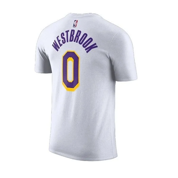 Nike Nba Los Angeles Lakers Association Edition T-shirt 'Russell Westbrook 0' BQ1540-101 - 1