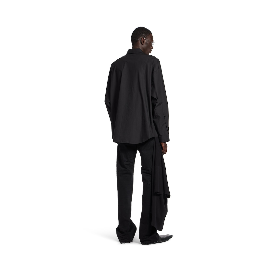 Men's New Year Series 25 - Minimal Shirt Oversized in Black - 4