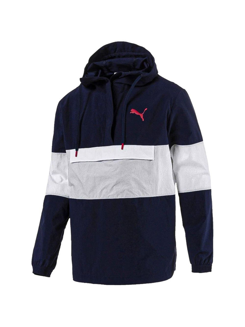 half zip windbreaker T-shirt 1