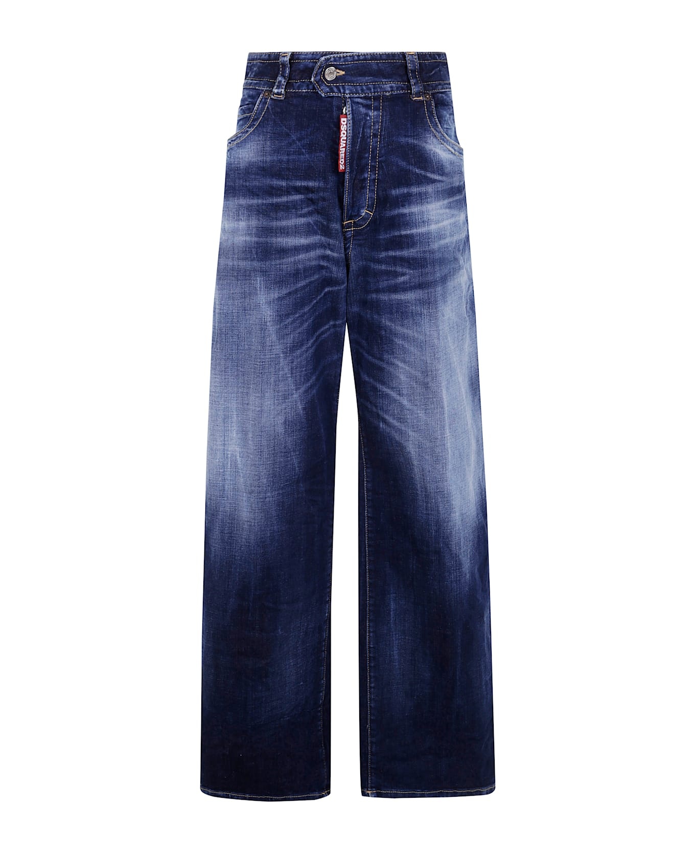 デニム・ジーパン D SQUARED2 SS25 9 TO 5 JEAN PANT (S75LB1038 S30664 470) DSQUARED2 9 To 5 Jean Pant | italist | REVERSIBLE