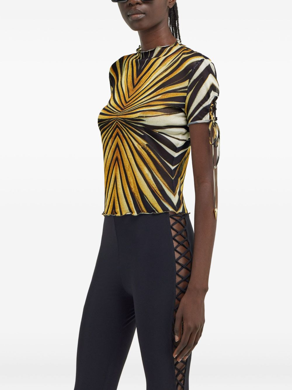 Ray Of Gold mesh T-shirt - 3