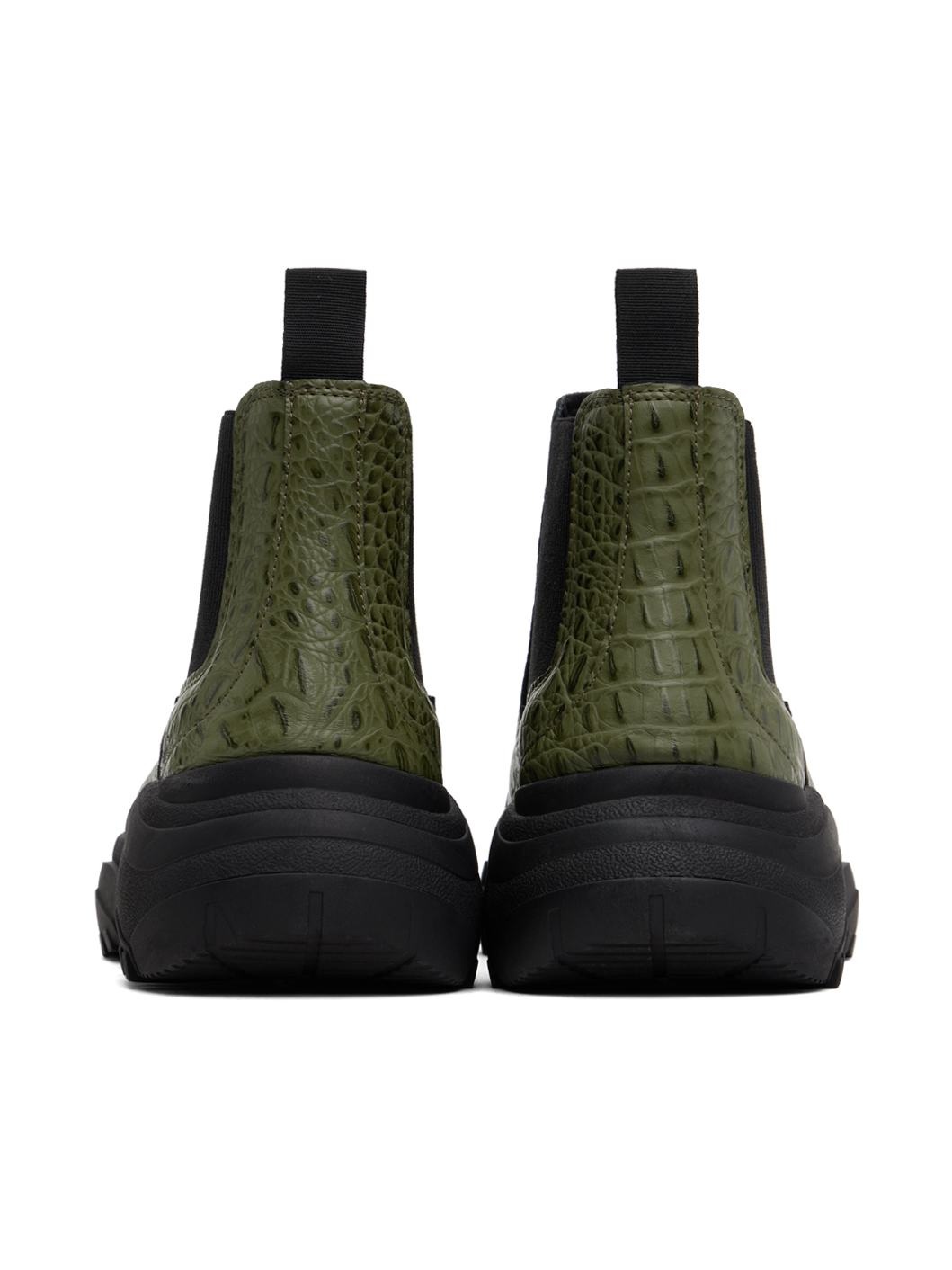 Green Low Chelsea Boots - 2