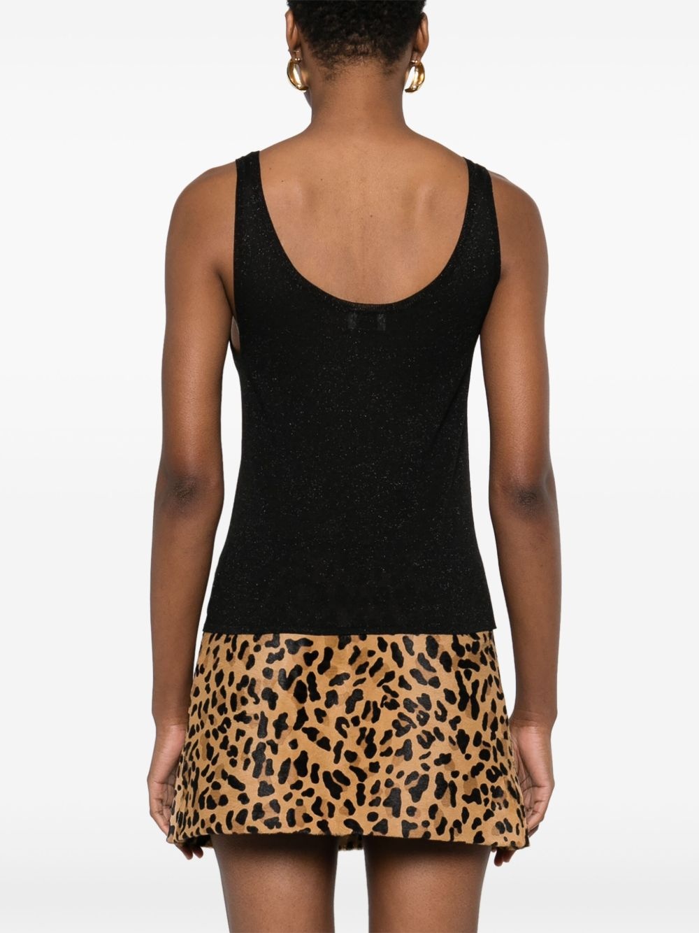lurex knitted tank top - 4