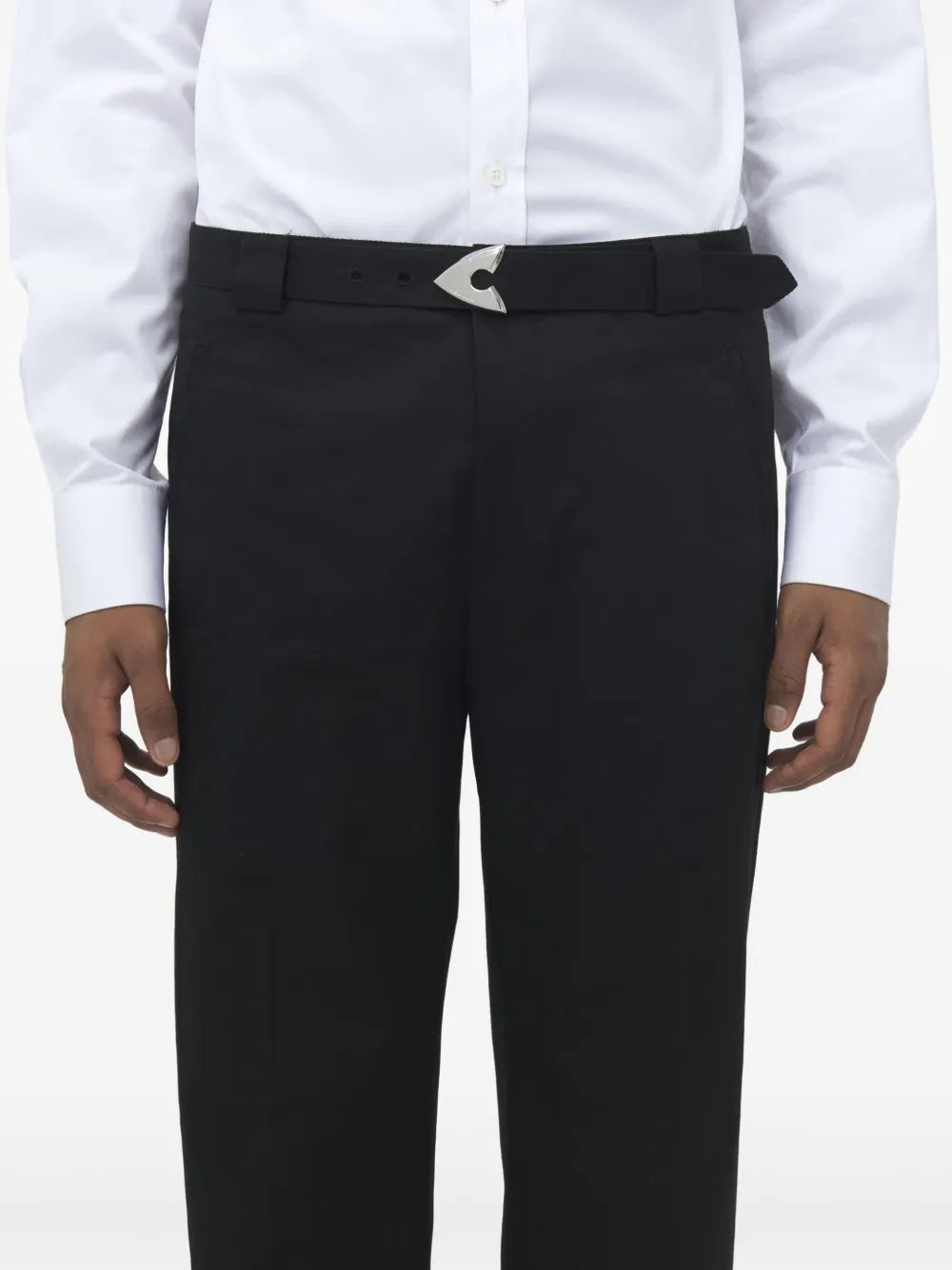BELTED TAILOR TROUSERS - 4