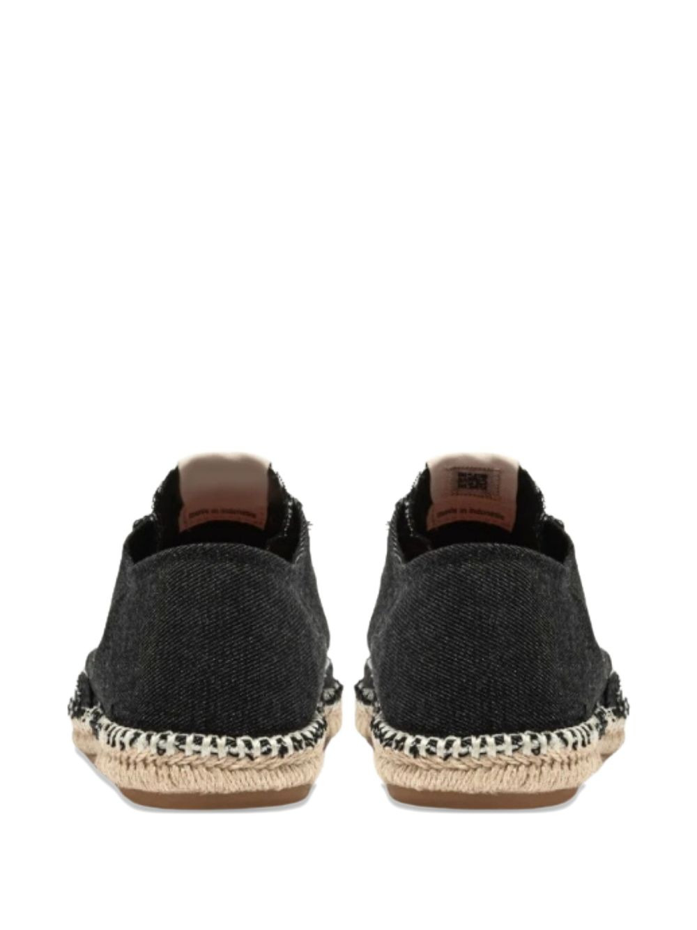 denim low-top sneakers - 5
