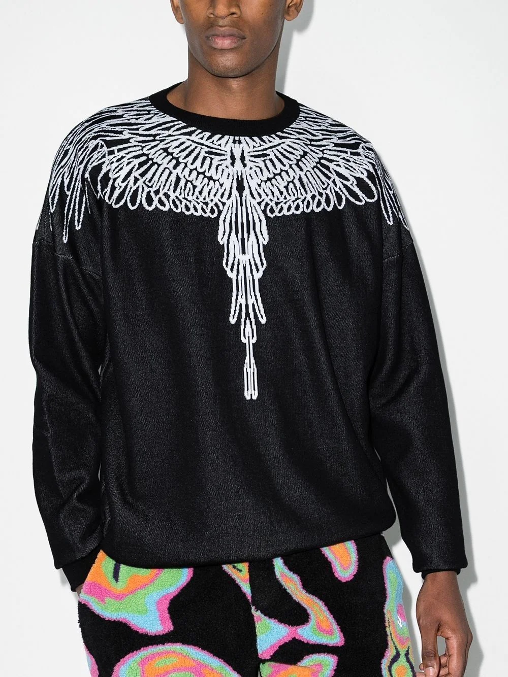 Pictorial Wings print sweatshirt - 2