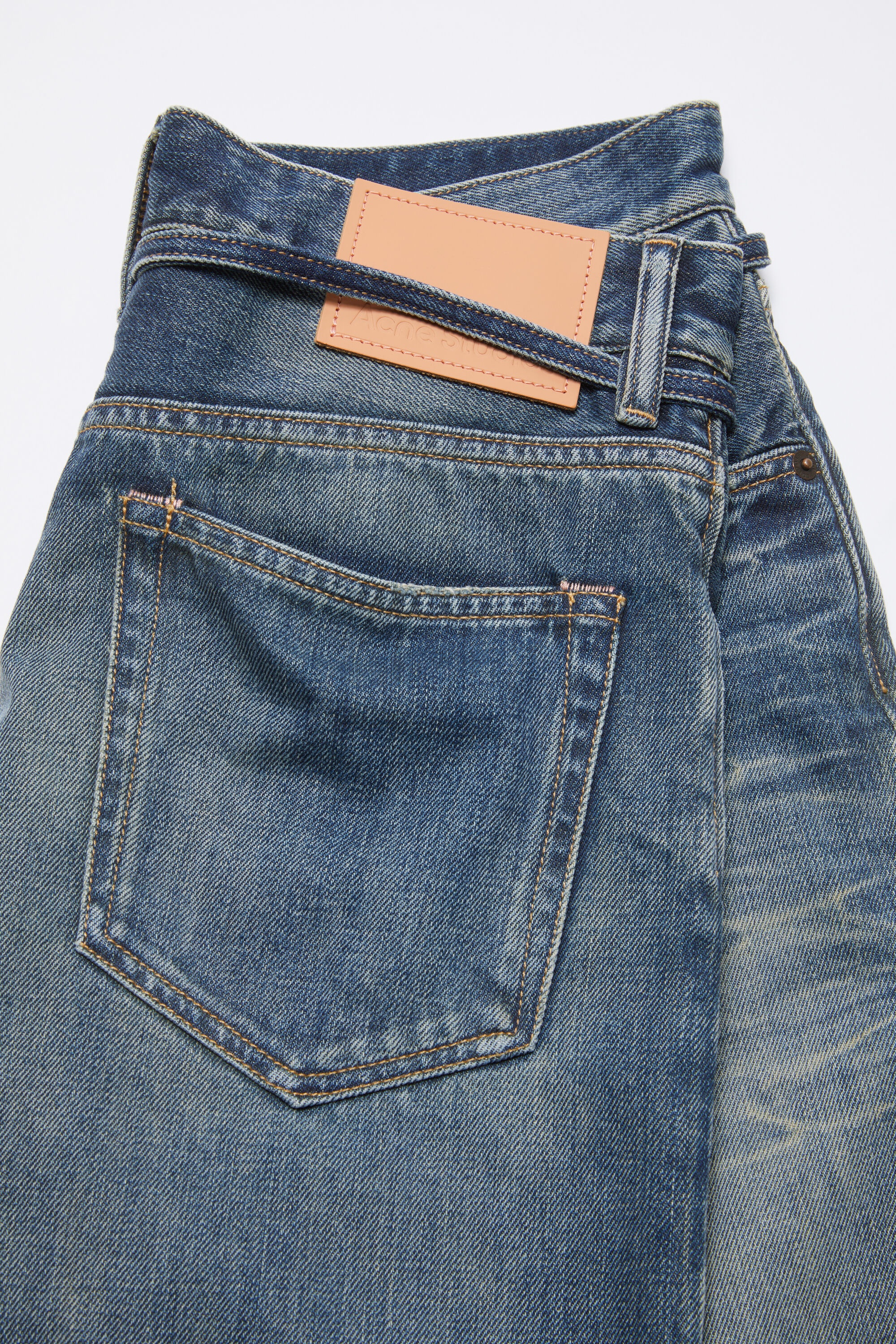 Loose fit denim shorts - Mid Blue - 6