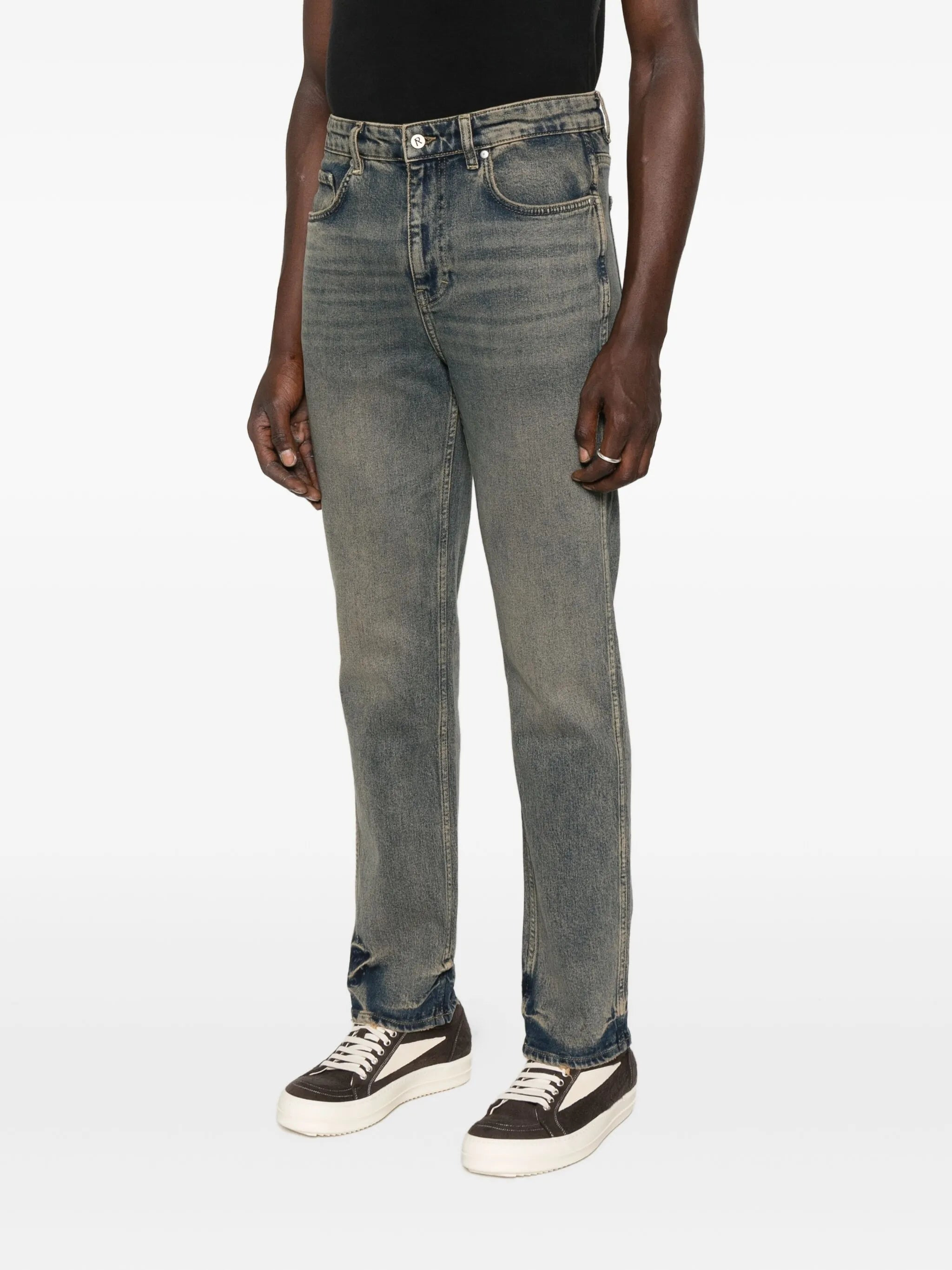 Represent Distressed-hem Denim - 3