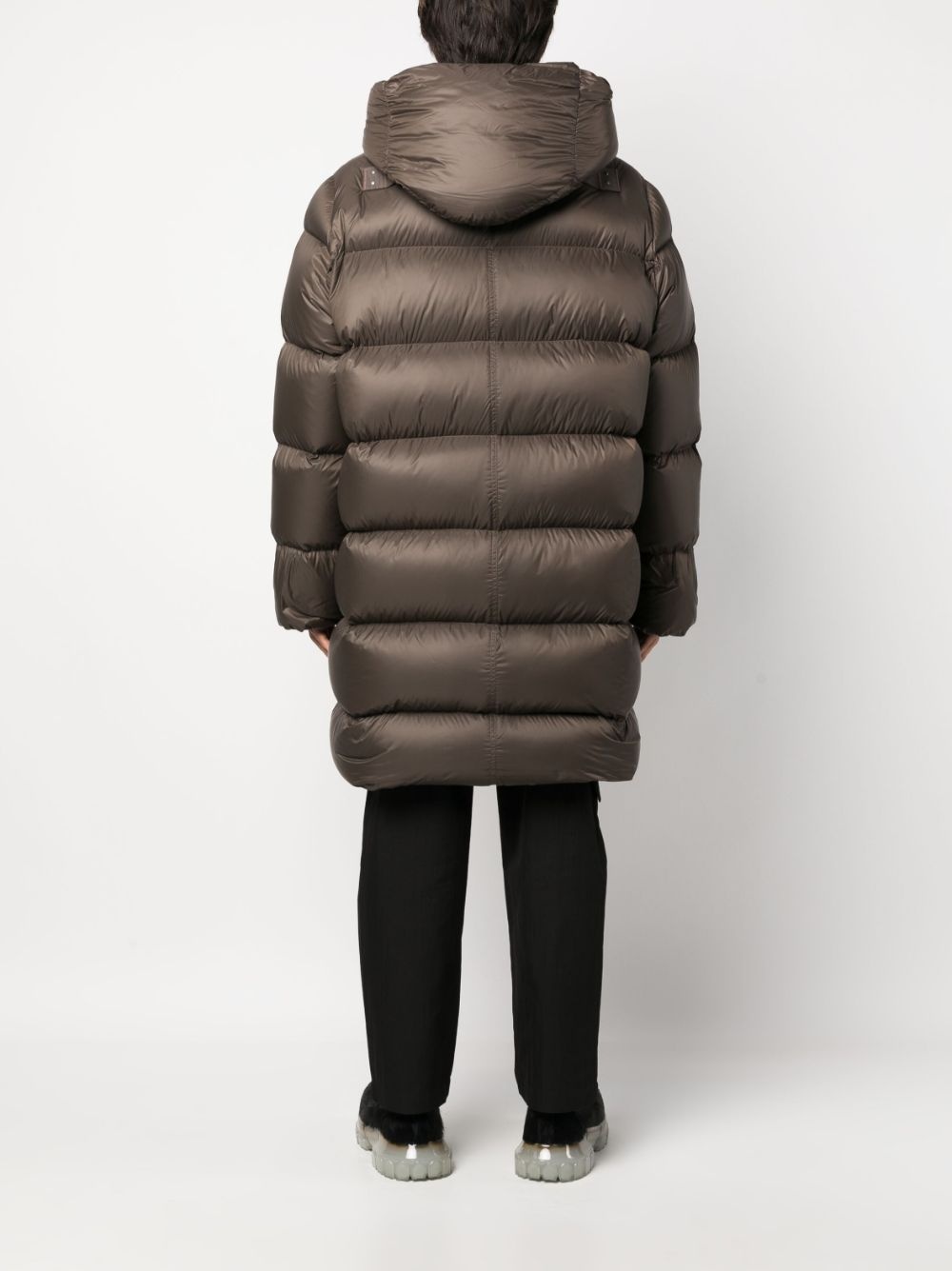 oversized hooded padded coat - 4